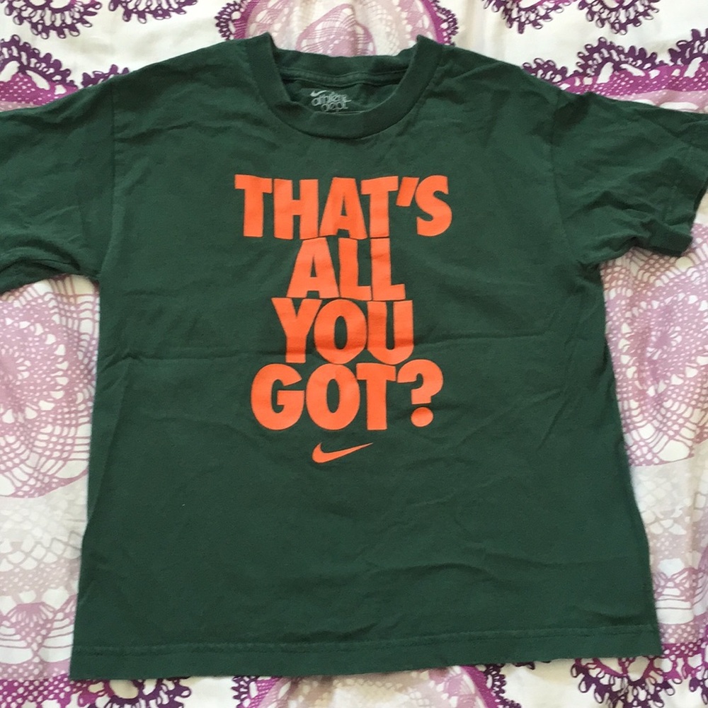 Boy’s Green Nike’s T Shirt